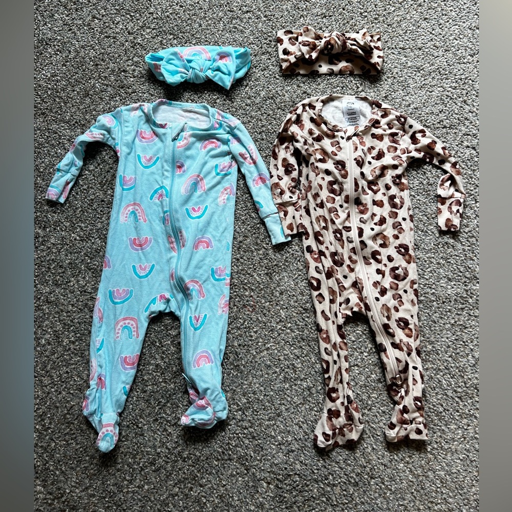 Gerber Softest Edit Bamboo Footies & Headbands